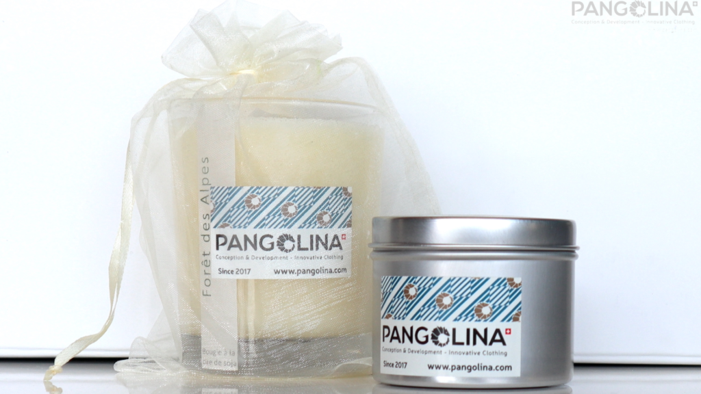 Bougies naturelles fabriquées en Suisse - Pangolina