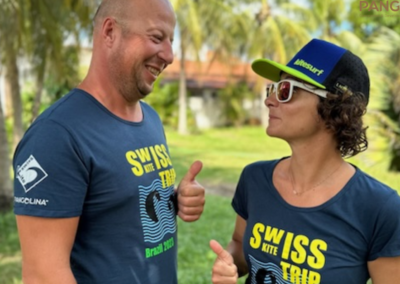 T-shirts Swisskite, voyage au Brésil